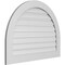 Ekena Millwork Round Top Surface Mount PVC Gable Vent: Functional, w/ 3-1/2"W x 1"P Standard Frame, 40"W x 30"H GVPRT40X3001SF - alternate 3